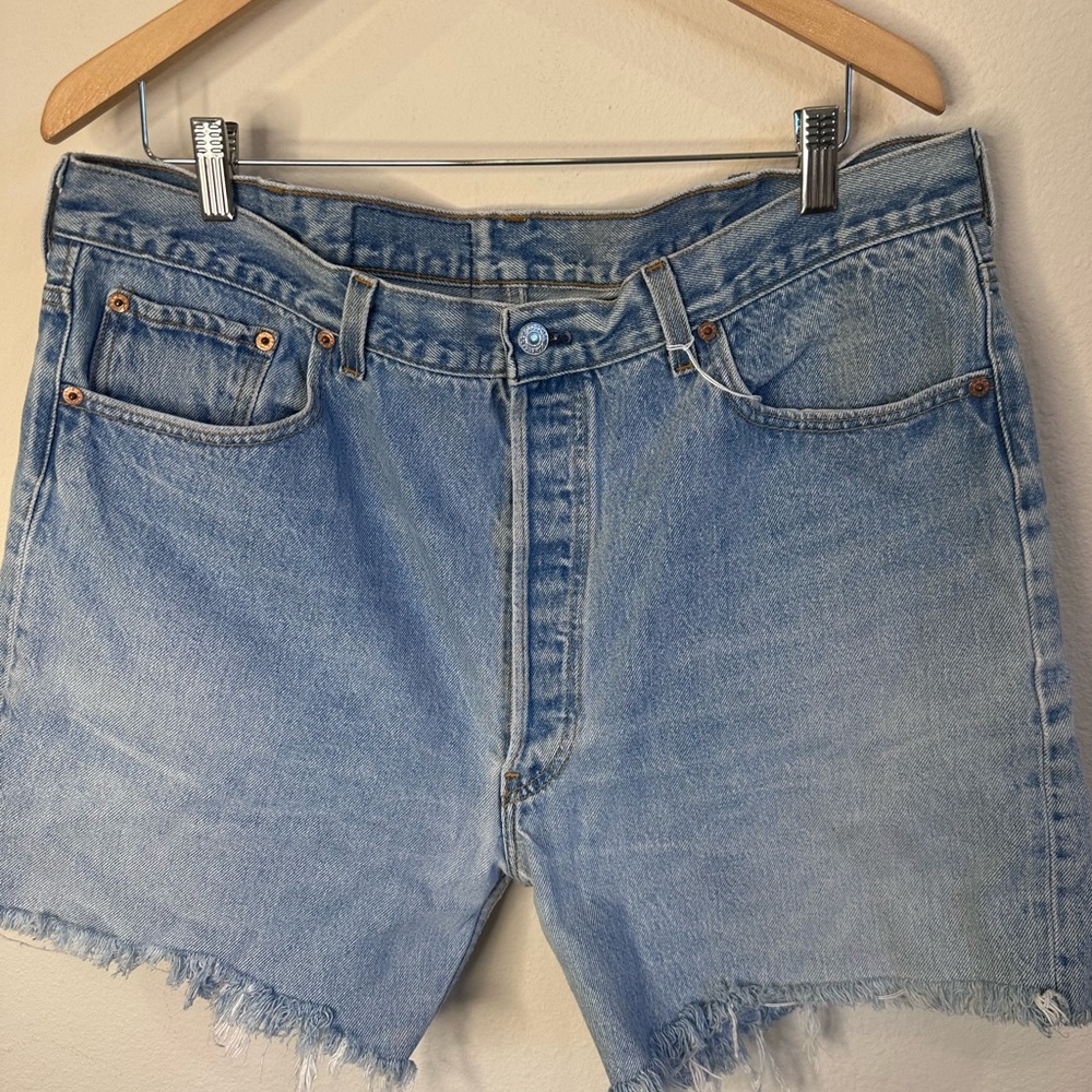 Levi's Light Blue Denim Shorts